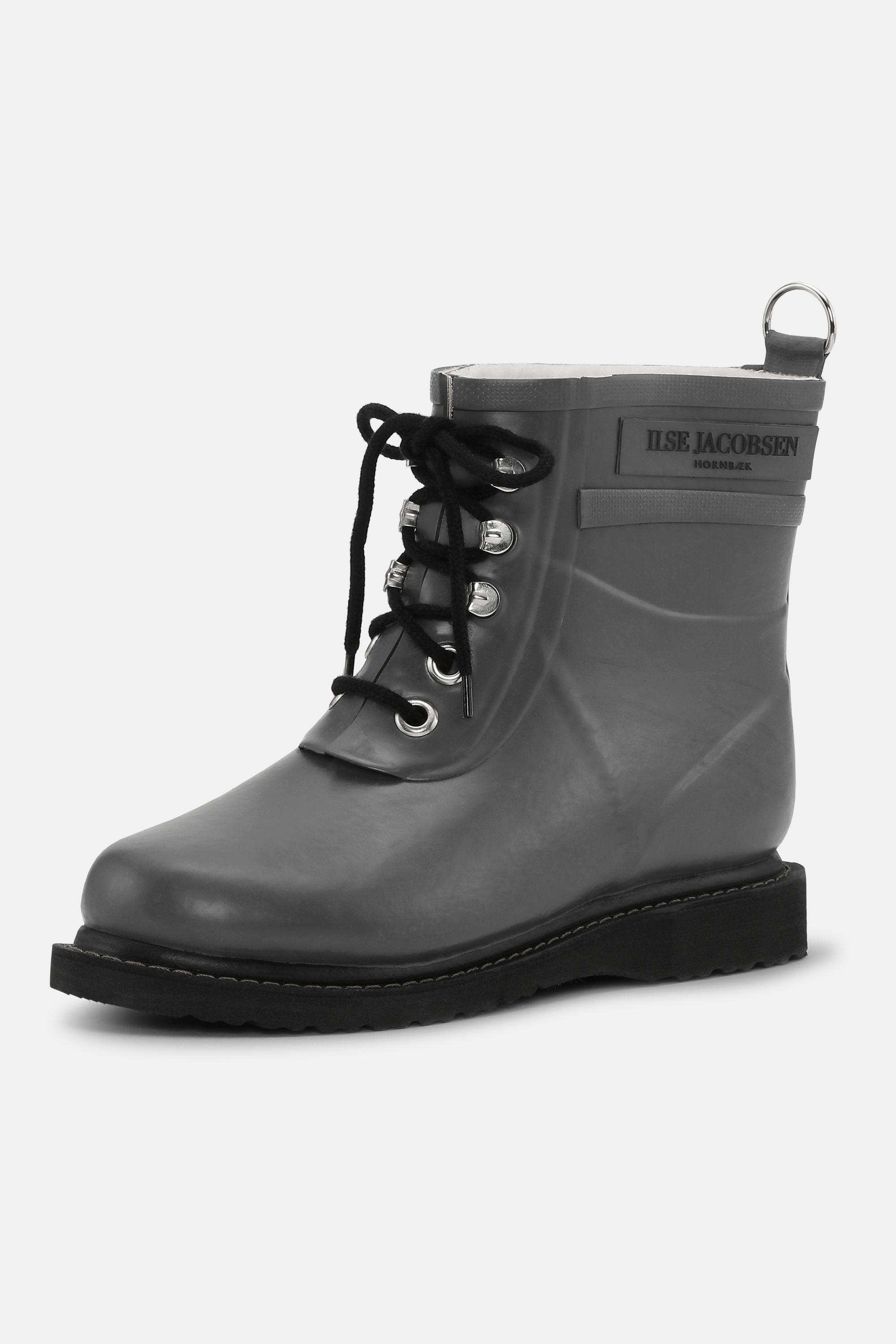 Short Rubber Boots - Grey